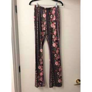 Floral Flared Pants